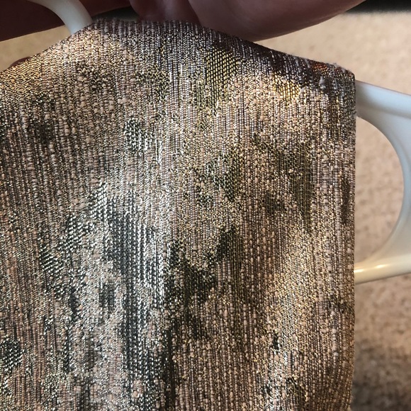 Jessica Simpson Gold Party Dress - Picture 8 of 9